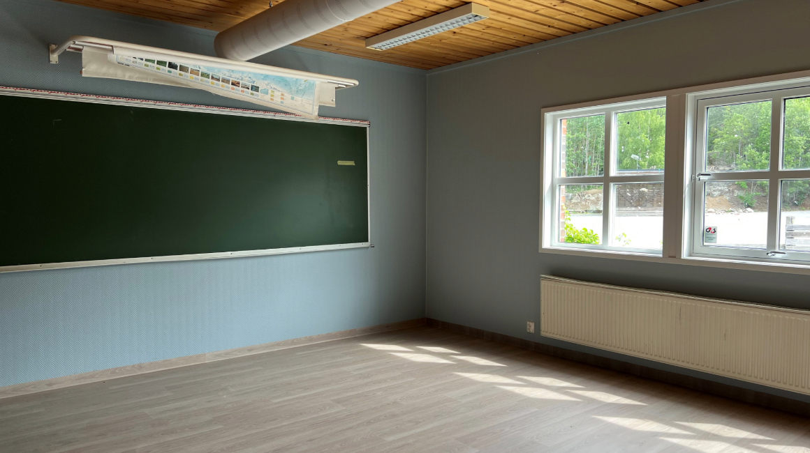 Pusset opp en hel barneskole